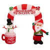  Santa's Sugar Shoppe Archway Christmas Inflatable